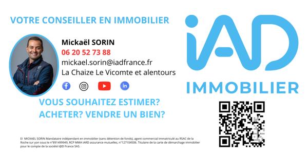 Maison à vendre 7 pièces 200 m² La Chaize-le-Vicomte