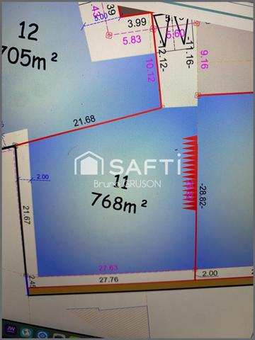 Différentes parcelles à construire