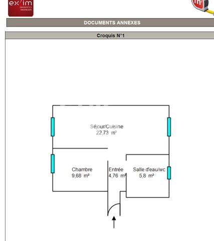 Appartement T2 - Proche Boulevard et Mairie.