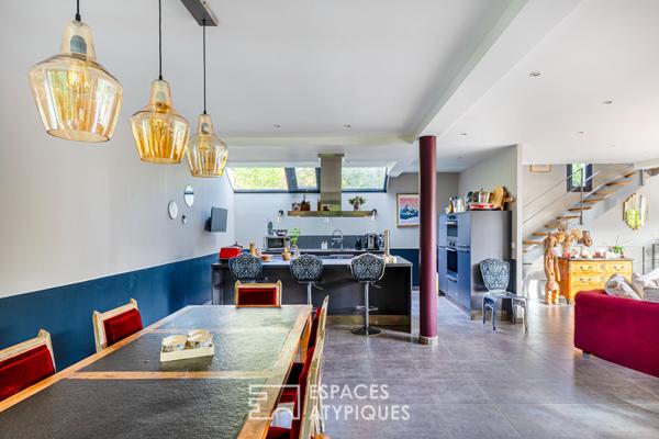 Maison contemporaine et familiale aux volumes exceptionnels