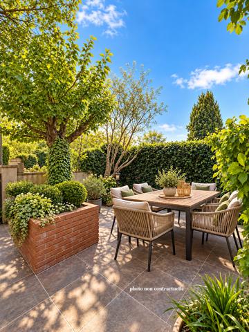 Maison 7P 5ch possibles garage double terrasse 78100