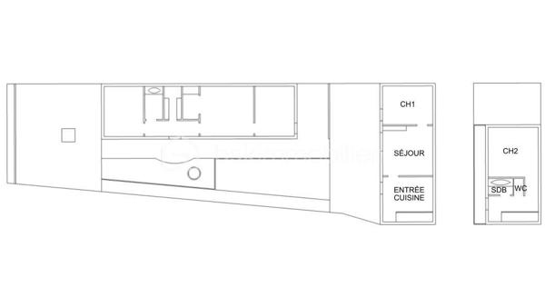 Maison de ville de 65 m²