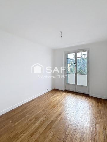 POISSY-Bord de Seine : F4 avec balcons, caves et parking