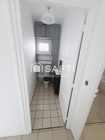 POISSY-Bord de Seine : F4 avec balcons, caves et parking