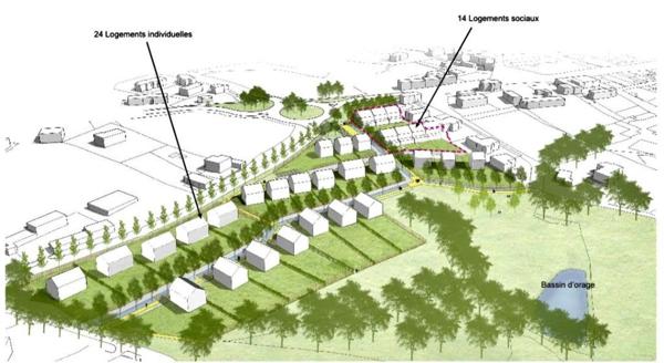 Terrain à bâtir, borné et viabilisé de 511 m² à 821 m² - Lotissement "Le Pré de l'Etang"