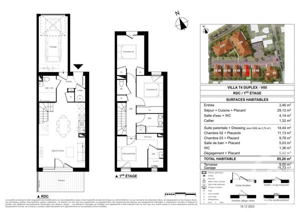 Maison à vendre  4 pièces - 85,20 m 2   LE TEICH  - 33
