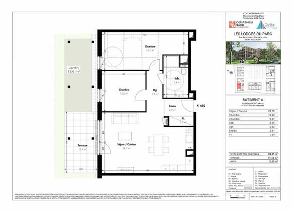 Appartement à vendre  3 pièces • 68,31 m2 Villerupt