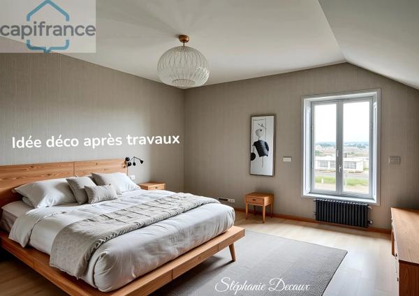 🏡 A VENDRE – FOURMIES 59610- MAISON 2 CHAMBRES – 90M² -  CHOUETTE POTENTIEL