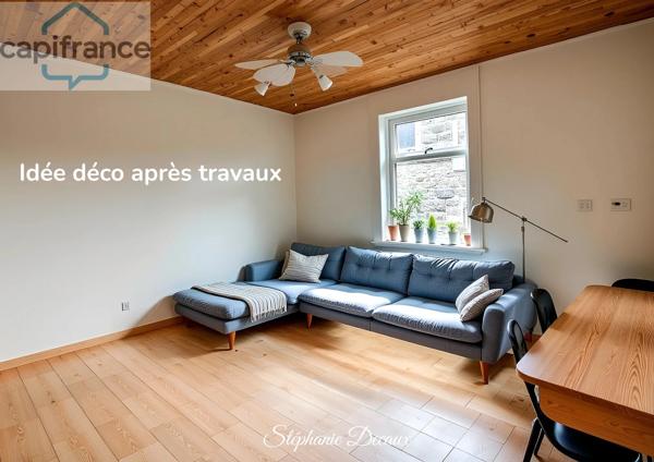 🏡 A VENDRE – FOURMIES 59610- MAISON 2 CHAMBRES – 90M² -  CHOUETTE POTENTIEL