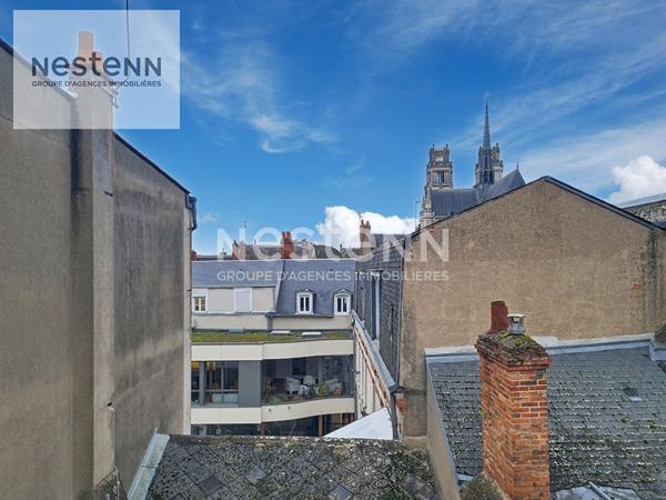 ORLEANS Cathédrale - Grand studio sans travaux, petite copropriété et faibles charges
