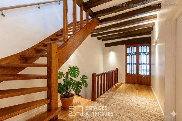 Duplex de caractère avec vue sur les Halles