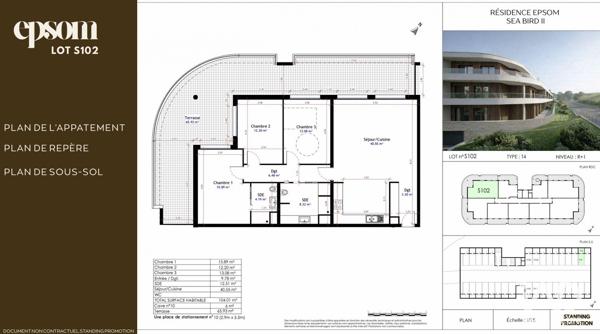 Appartement (neuf) à vendre 7 pièces 104 m² Saumur