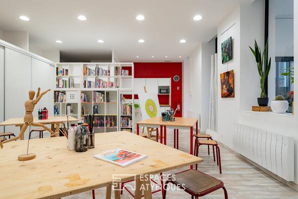 Atelier d’artiste réhabilité dans un ancien cloître – Wazemmes