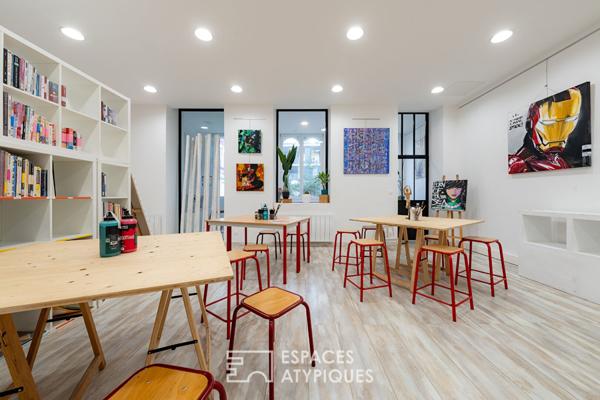 Atelier d’artiste réhabilité dans un ancien cloître – Wazemmes