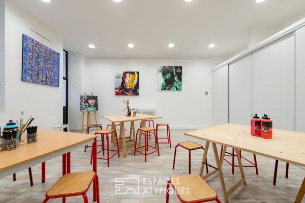 Atelier d’artiste réhabilité dans un ancien cloître – Wazemmes