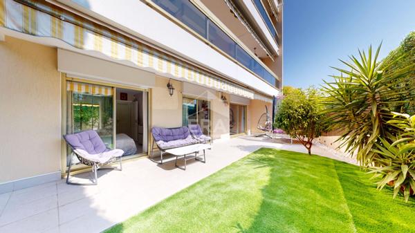 NICE - OUEST / L'ARCHET : MAGNIFIQUE 3 PIÈCES AVEC JOLI JARDIN AU CALME