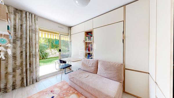 NICE - OUEST / L'ARCHET : MAGNIFIQUE 3 PIÈCES AVEC JOLI JARDIN AU CALME