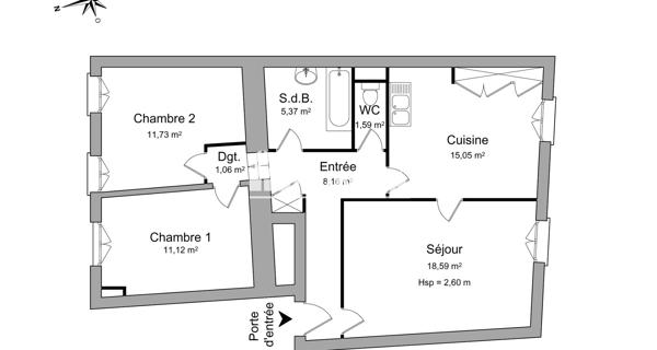 Location Appartement 3 pièces 72.67 m² - Trévoux 01600