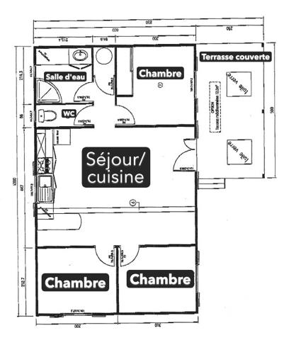 Maison à vendre 4 pièces 55,88 m² Lanton