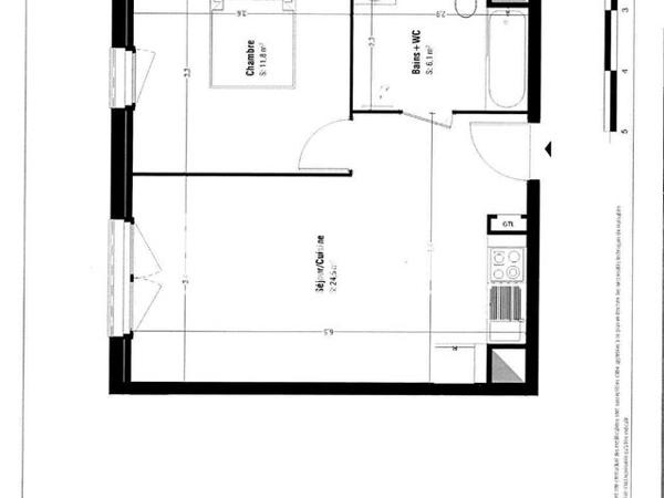 Location Appartement 2 pièces 42.4 m² - RESIDENCE LUMINESENS 3 - 58 RUE DE LONDRES PORTE B27 Lens 62300