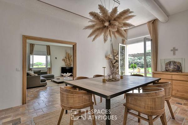 Mas contemporain avec piscine en Camargue