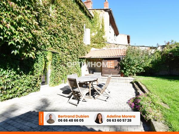 EXCLUSIVITE / Belle maison de ville avec terrasse, jardin, garage et cave / 63160 Billom
