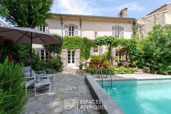 Ancien presbytère rénové et son jardin secret