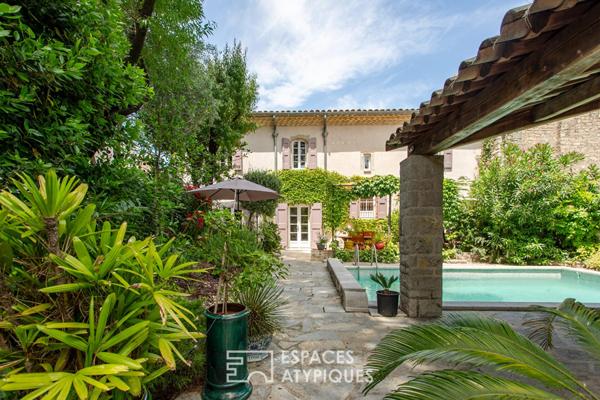Ancien presbytère rénové et son jardin secret