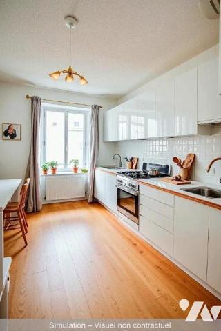 À vendre, un bel appartement traversant de 88,69 m² situé au deuxième et dernier étage d'une co...
