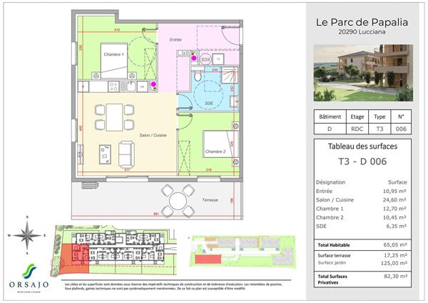 Programme Neuf - Appartements avec terrasse - Le Parc Papalia Lucciana