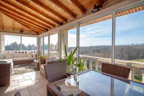 Cazes-Mondenard (82110) Charmante Maison de Maître avec 14 hectares