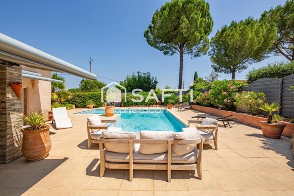 Belle maison familiale avec piscine et grand terrain