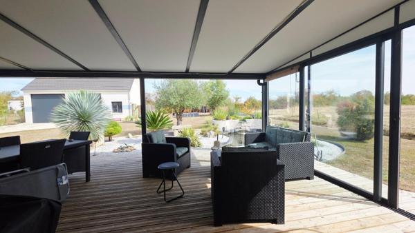 MAISON RÉCENTE DE PLAIN PIED 114M² 3 PIECES GARAGES CAMPING CAR