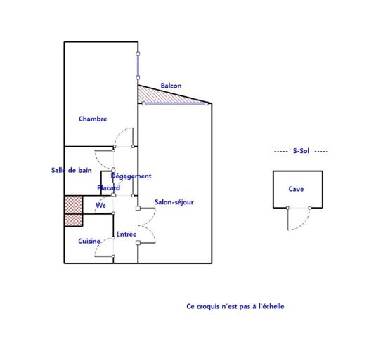 Appartement à vendre 2 pièces 45 m² Créteil