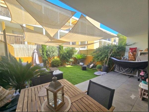 Grand T2 50m2 Jardin 50m2