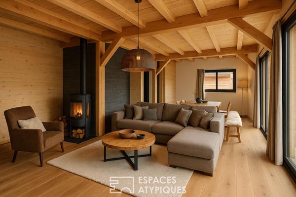 Chalet à Bolquère avec vue spectaculaire sur le Cambre d’Aze