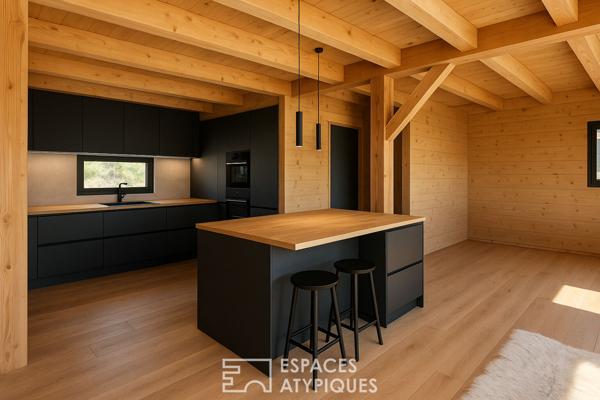 Chalet à Bolquère avec vue spectaculaire sur le Cambre d’Aze