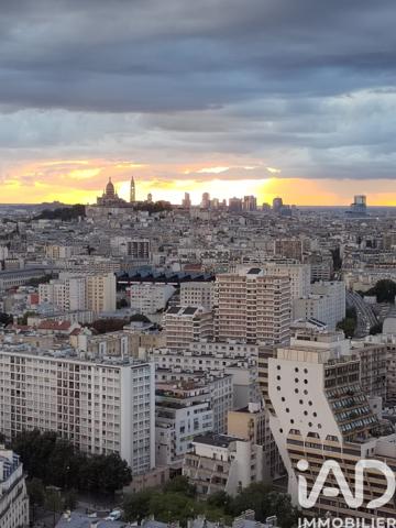 Appartement à vendre 2 pièces 43,59 m² Paris 19