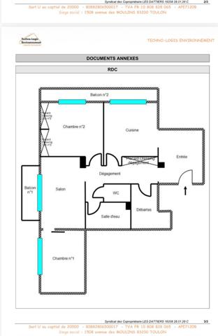 Appartement La Crau 3 pièce(s) 63 m2