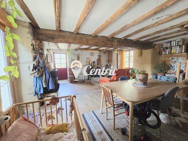 Maison en pierre avec jardin et grande dépendance