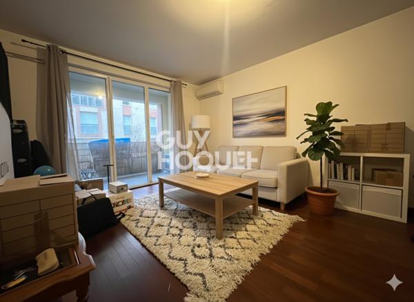 Toulouse-Médiathèque T2 rez-de-chaussée avec terrasse - climatisé