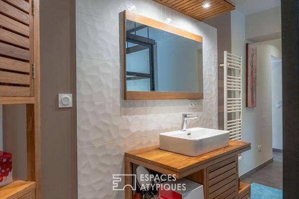 Longère avec 4 chambres et sa piscine