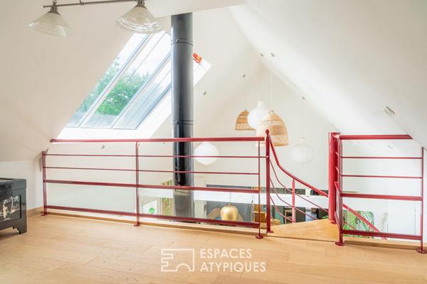 Longère avec 4 chambres et sa piscine