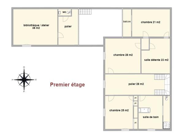 À vendre - Maison bourgeoise, 12 pièces située à Castelnau-Rivière-Basse (65700)