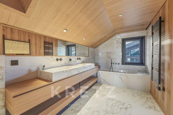 MEGEVE- MONT D'ARBOIS - Chalet d'exception 450 m2 signé Jacques le Même entièrement rénové