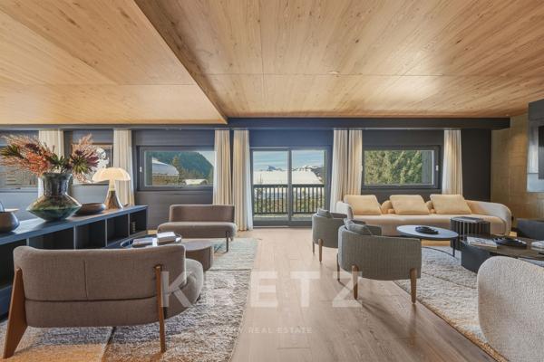 MEGEVE- MONT D'ARBOIS - Chalet d'exception 450 m2 signé Jacques le Même entièrement rénové