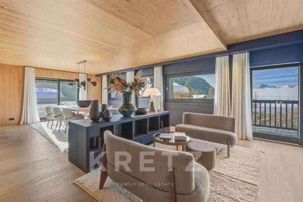 MEGEVE- MONT D'ARBOIS - Chalet d'exception 450 m2 signé Jacques le Même entièrement rénové