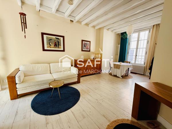 MAISON CENTRE VILLE 4 CH BUREAU  PATIO 15 m2 CAVE