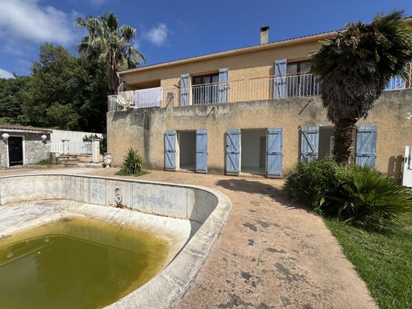 Furiani (20600) RDC 3 pièces 2 chambres avec jardin et piscine FURIANI