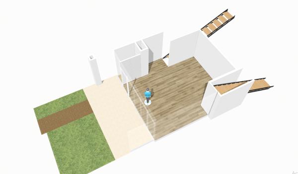 Appartement 3 pièces avec jardin, et parking